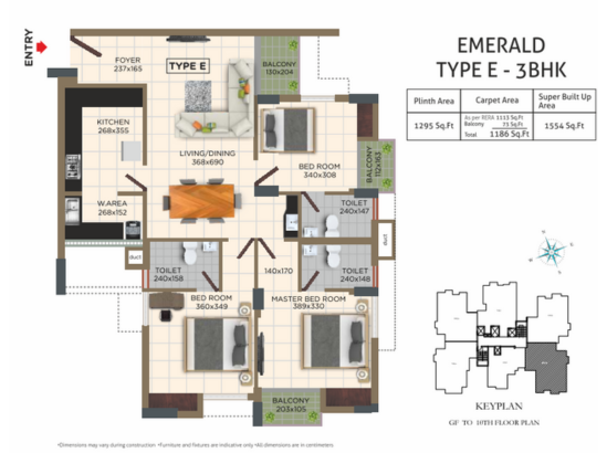 Cordon Imperial Gardens – Emerald