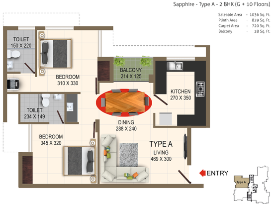 Cordon Imperial Gardens – Emerald