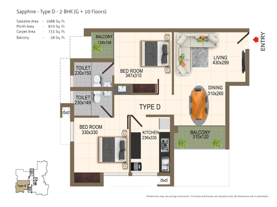 Cordon Imperial Gardens – Emerald