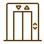 Two elevators - passenger & stretcher