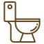 Toilet at ground floor for differently abled
